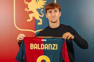 官方：巴尔丹齐租借加盟热那亚，附带买断选项