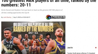 库里第13名！美媒公布NBA历史11-20巨星名单：现役3人入选KD第12